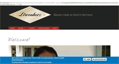 Desktop Screenshot of loewenherzbass.com